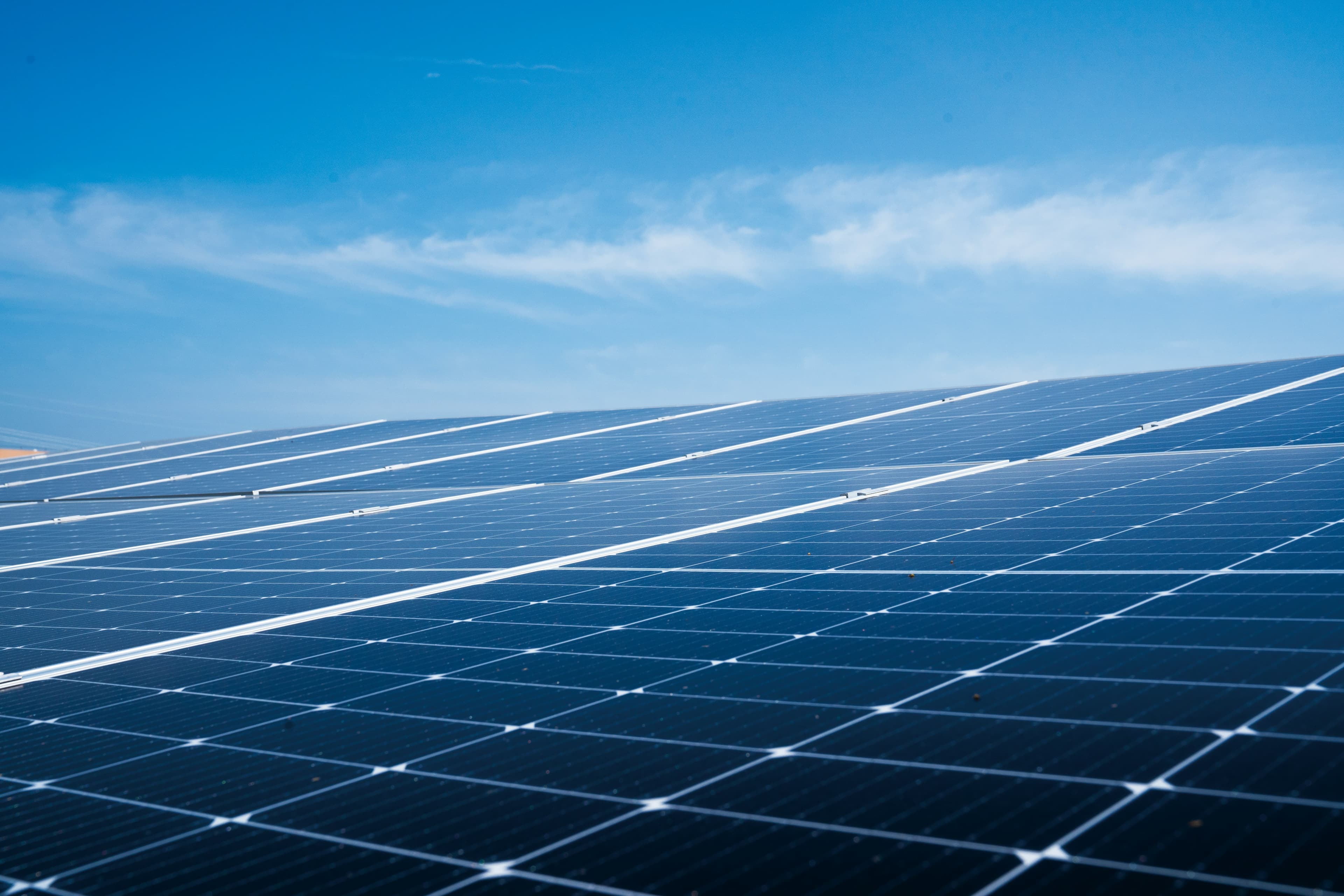Residential rooftop solar installation by Kusum Interprises